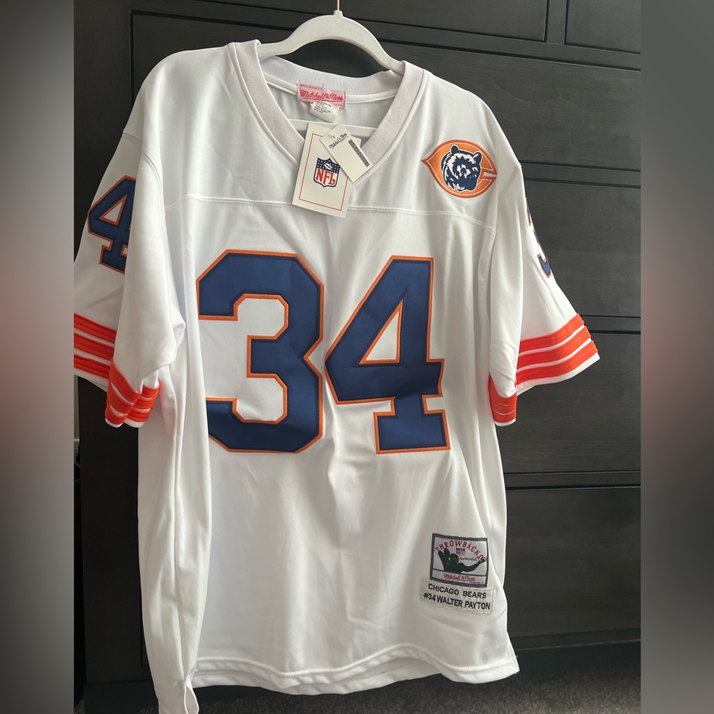 CHICAGO 🐻 BEARS Authentic Mitchell & Ness Walter Payton HOF Jersey with TAGS